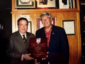 Receiving an award